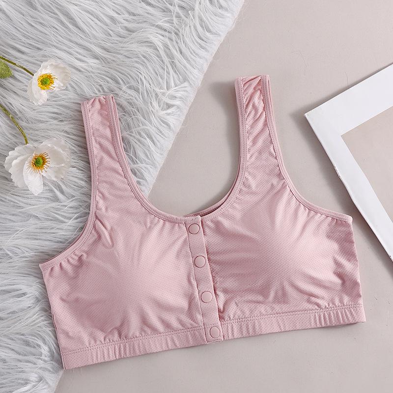 Plus Size Front Closure Modal Bra for Middle-Aged and Elderly Women