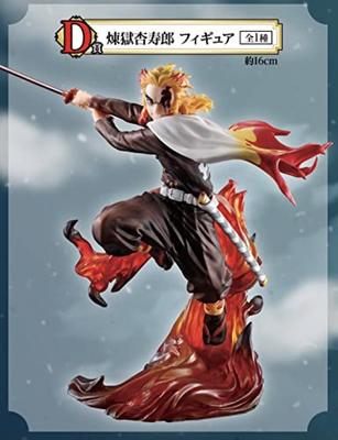 Ichiban Kuji Dämonen schwingen die Klinge und verbrennen dein Herz Preis Kyojuro Rengoku Figur Slayer - D