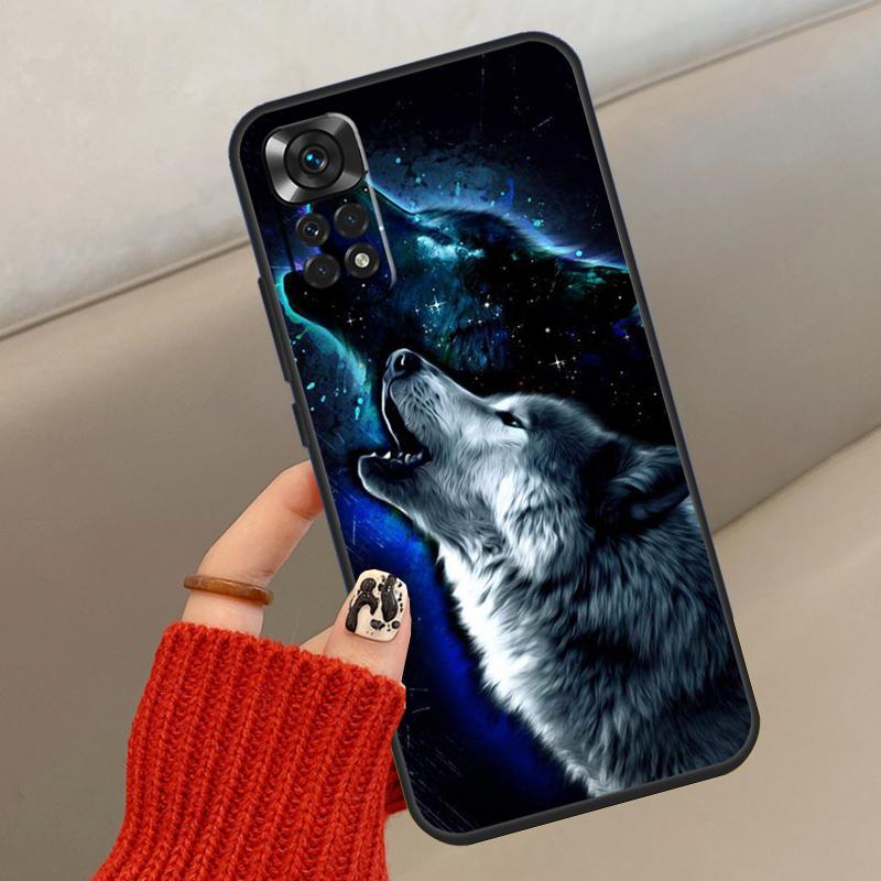 Sternen-Tier Wolf Hülle Für Xiaomi Redmi Note 13 12 11 10 14 15 Pro Plus Hülle Für Redmi 15C 14C 10C 12C 13C 15