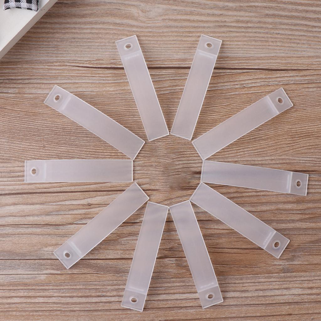 10Pcs Plastic Drawer Stops Drawer Bottom Repair Fixing Tool Home Anti-slip Drawer Stoppers Furniture Drawers Accessories