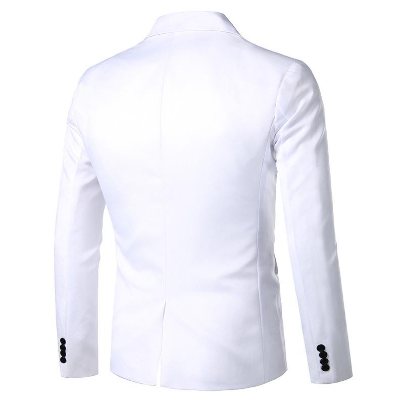 Men's Casual Small Suit Korean Version of Fashionable Youth Slim-fitting Color Matching Men's Suit Jacket