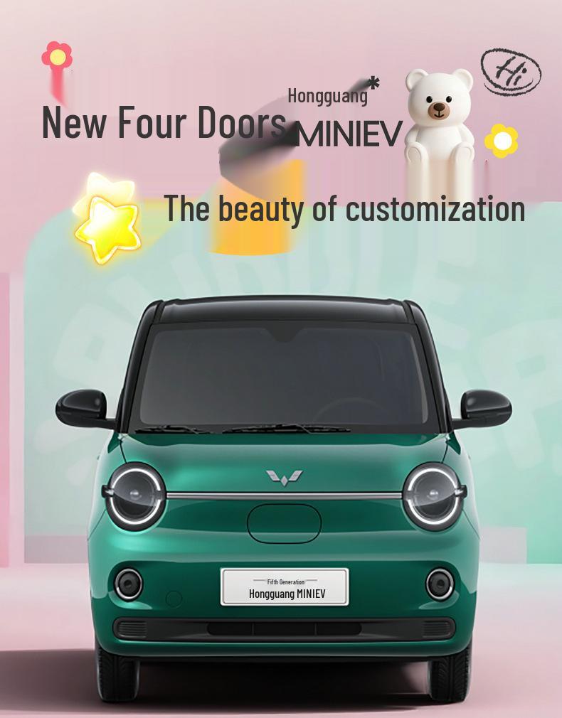 Wuling MINIEV 4-Door All-Season Burlap Car Seat Cover