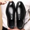 Spring New Soft Leather Inner Height Increase Business Dress Casual Leather Shoes Men's Security Professional Hundred Towers Breathable Men's Leather