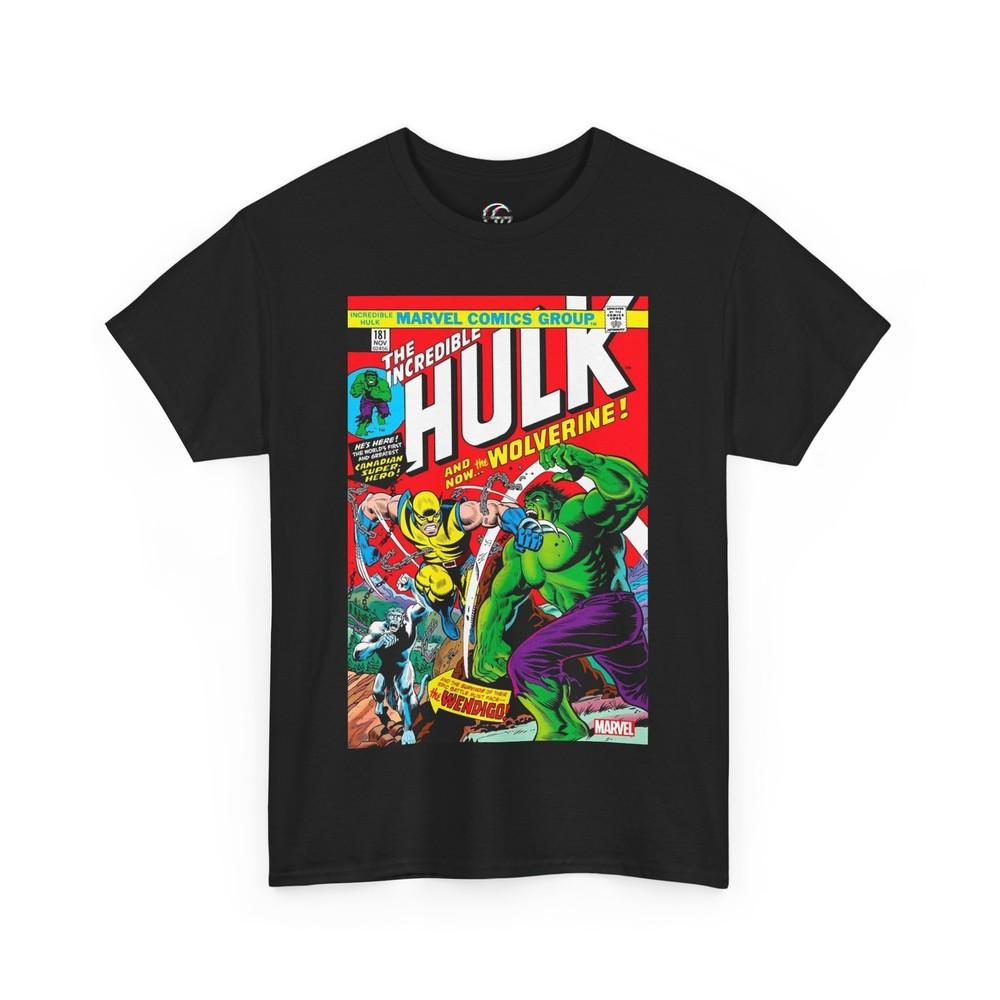 The Incredible Hulk 181 Comic Book TShirt The Incredible Hulk Wolverine Tee Unisex T-Shirt XL