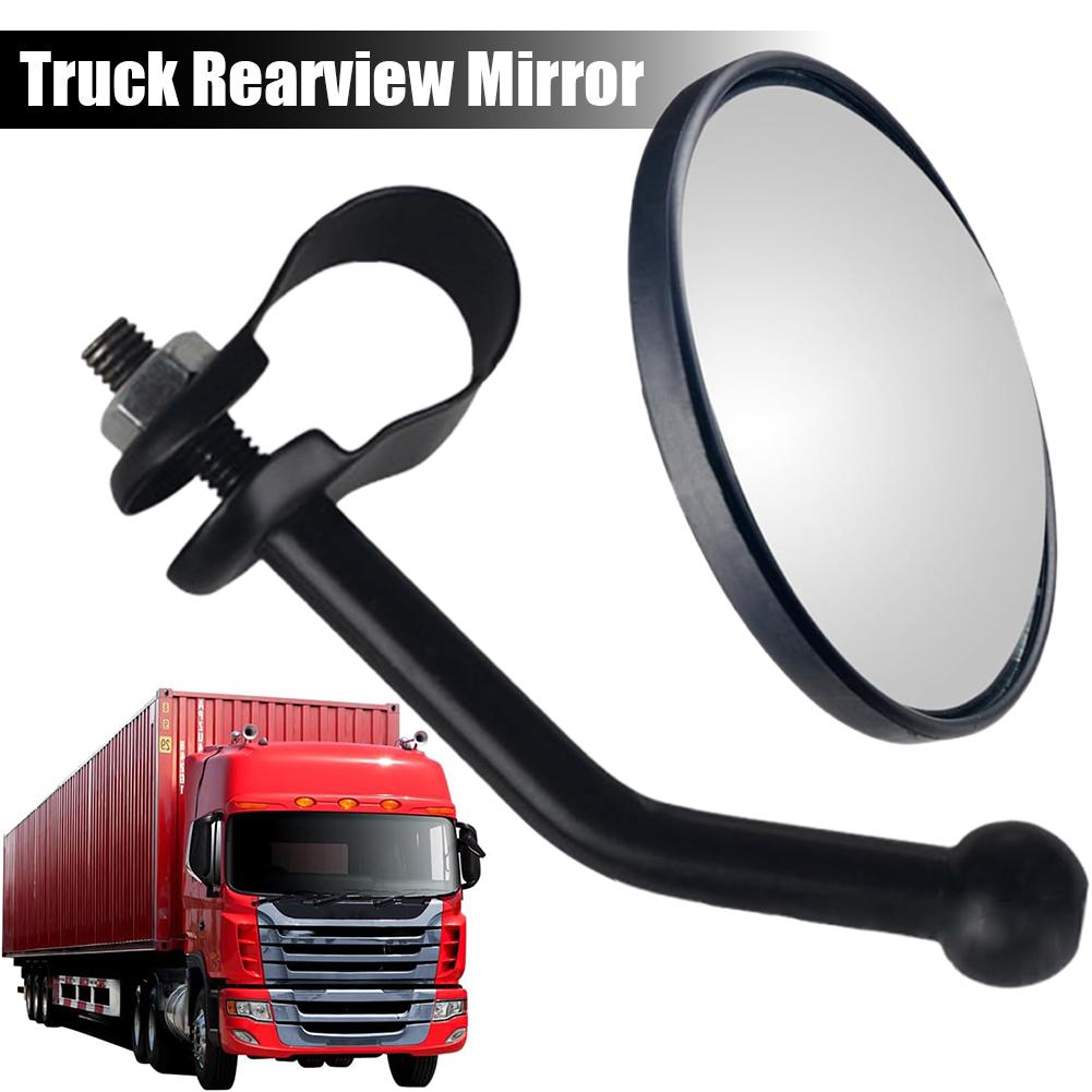 Wide Angle Blind Spot Mirrors Rear View Mirror Convex Mirror Adjustable Anti Glare Side Easy Mount For Trucks Buses Trailer U2X7