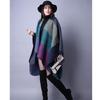 2025 Women's Fashion Plaid Scarf Shawl - All-Season Imitation Cashmere Cape