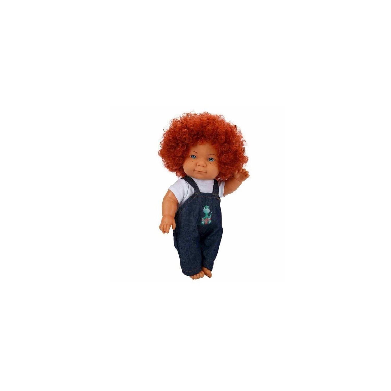 

Кучерява лялька Dollz n More 35 см 31339 з синім салопетом сірий колір
