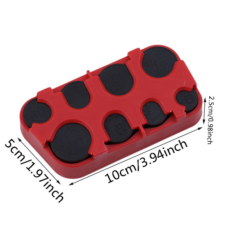 Euro Coin Dispenser Storage Coins Purse Wallet Holders Storage Box Plastic Dispenser Car Decoration Supplies Easy Accessibility