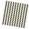 100 Pcs Spring Hinge Sturdy Iron Self Closing Spring Loaded Hinge for Glasses Case Jewelry Box
