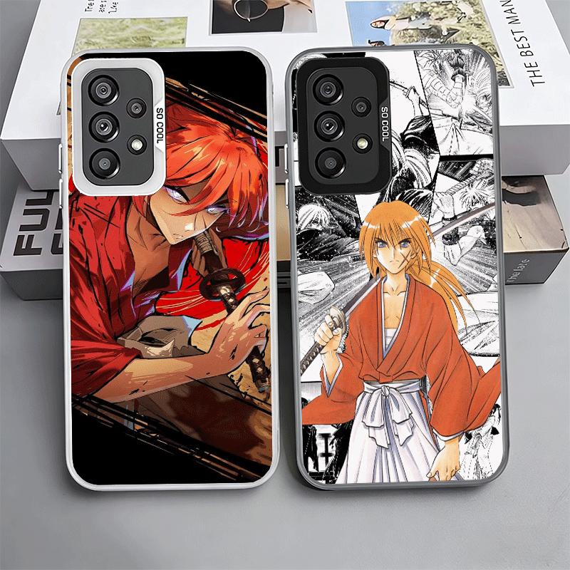 Rurouni Kenshin Anime Soft Phone Case for Samsung A17 A16 A15 A14 A13 A57 A56 A55 A54 A53 A37 A36 A35 A34 A33 A26 A25 A24 A23 A5