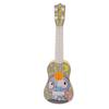 Simulation Ukulele Instrument Toy Cartoon 4 Adjustable Strings Portable Musical Ukulele Guitar Toy