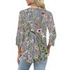 Camisas de Manga 3/4 Heley para Mujer Moda Verano Blusas Ropa para Vacaciones en la Playa