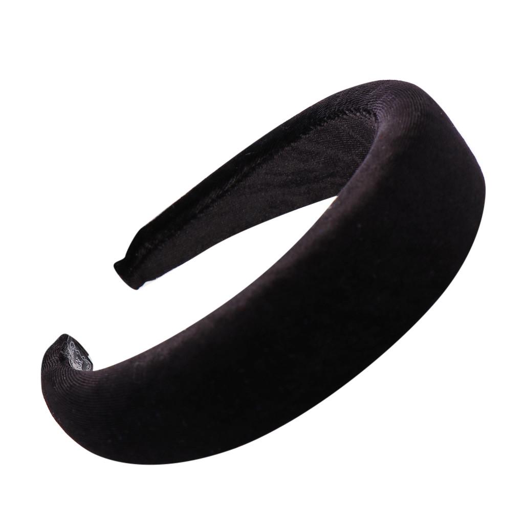 Moda esponja veludo hairband feminino cabeça de cabelo argola doce meninas faixa de cabelo