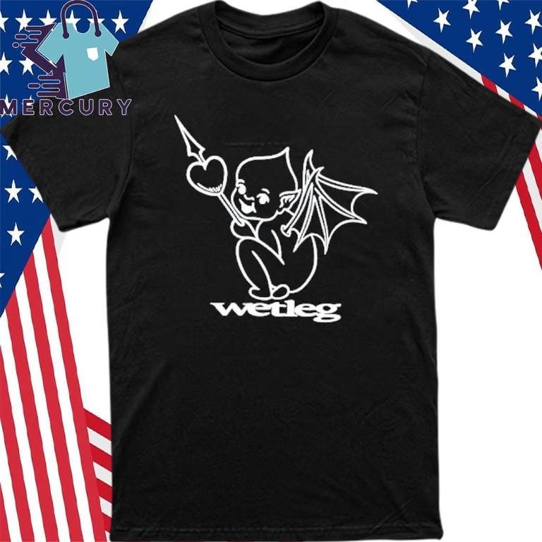 Wet Leg Devil Music Graphic T-Shirt Unisex T-Shirt XL