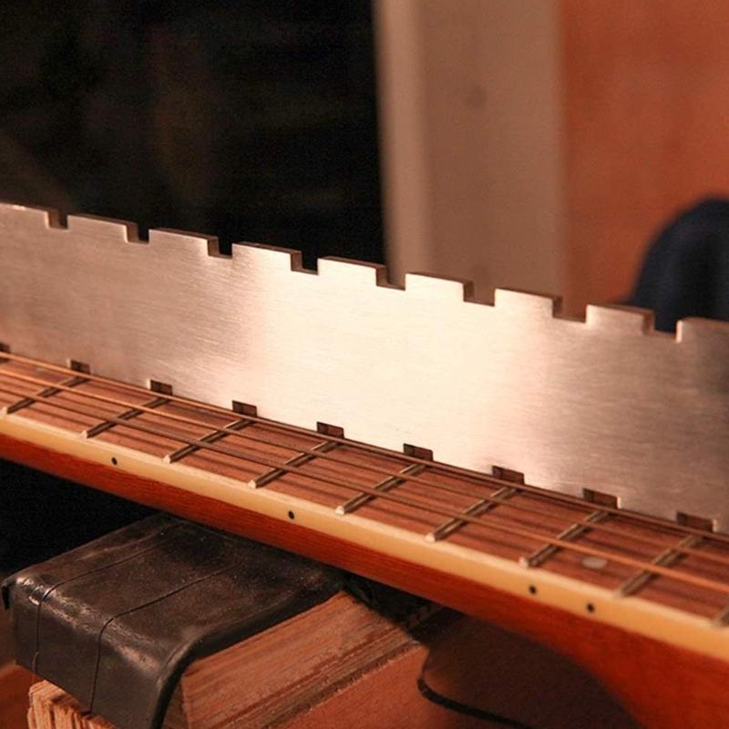 Multifuntional Guitar Luthier Set String Radius Gauge Essential Tool for String Height and Fretboard Radius Measurement