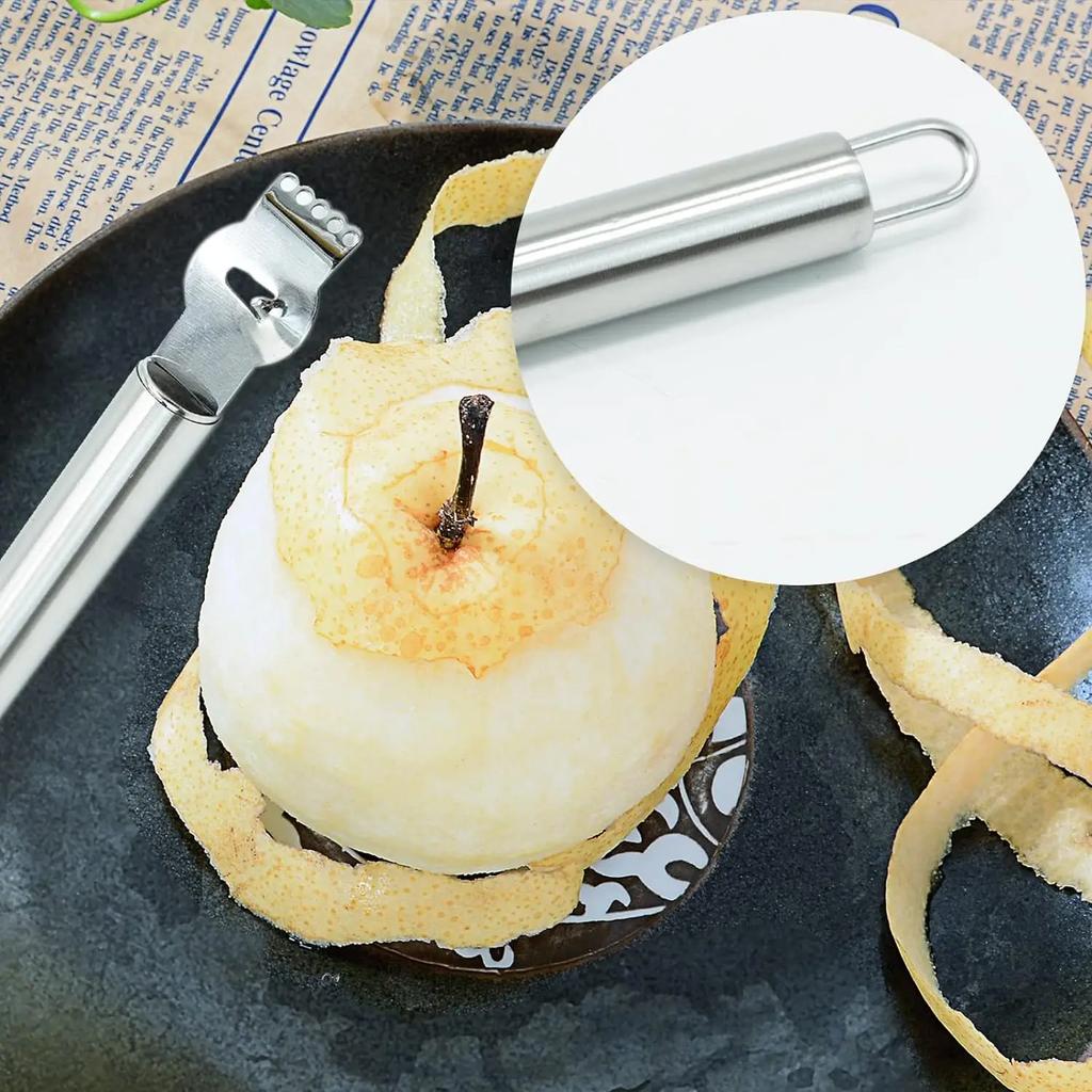Lemon Zester Peeler Stainless Steel Zester Grater Lime Orange Citrus Fruit Grater Peeling Knife Kitchen Bar Tools Accessories