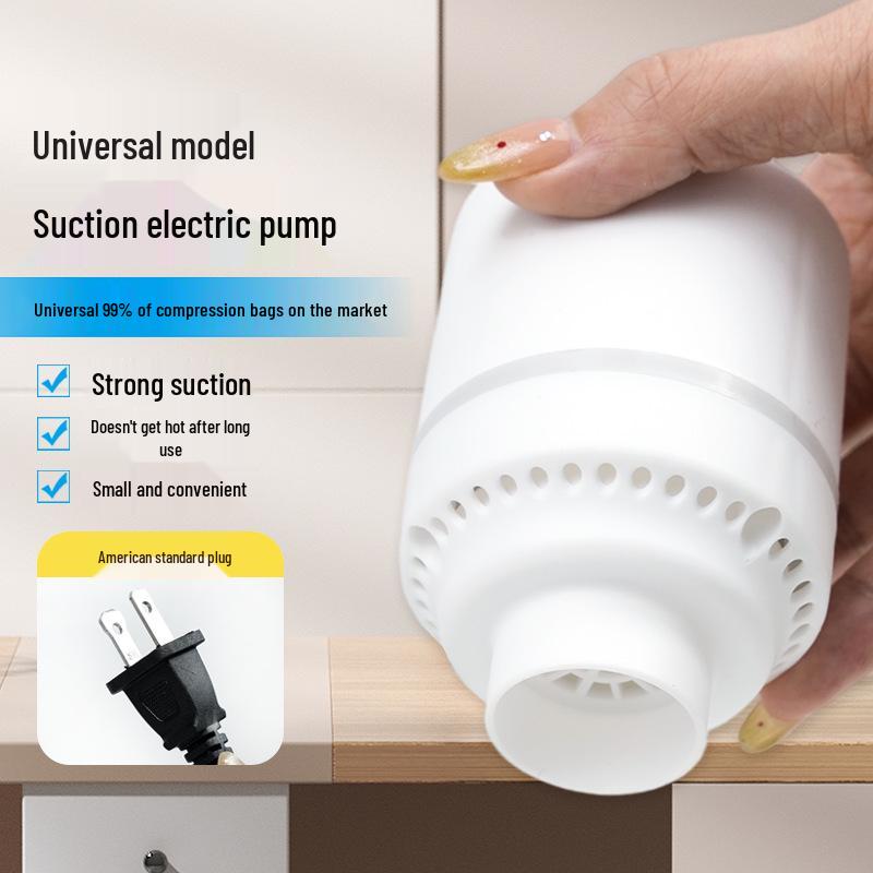 Universal Quilt and Clothes Vacuum Sealing Electric Pump for Home Use