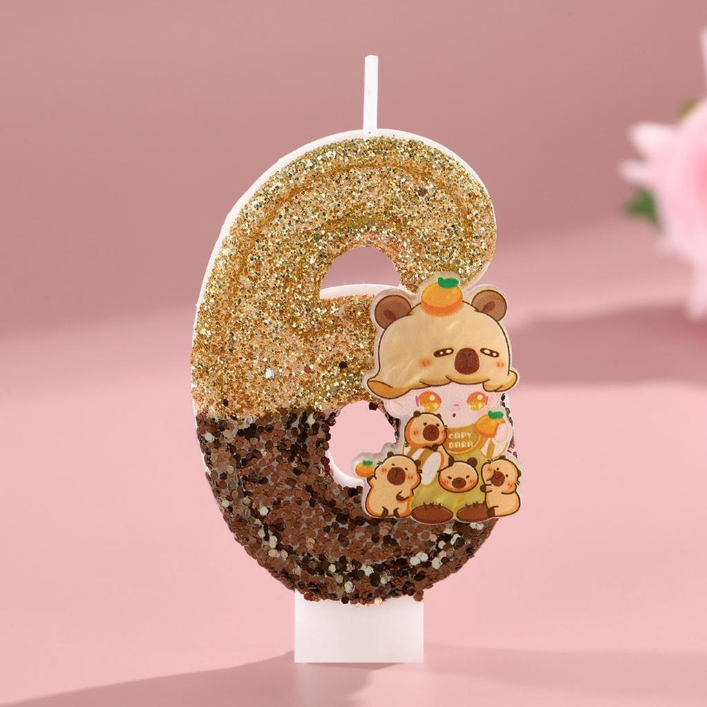Cute Cartoon Digital Candles, Birthday Candles, Party Decorations