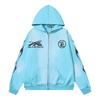 Mens Womens Oversized Hooded Sweatshirt Streetwear Vintage Washed Cotton Pullover Casual Long Sleeve