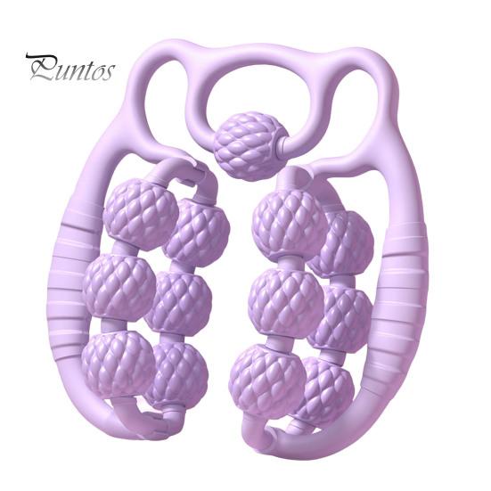 Masážní váleček nohou Anticelulitidní lymfodrenáž Hluboká tkáňová terapie Stehna Paže Záda Rameno Masážní nástroj na uvolnění svalů s 13/20 válečky