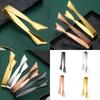 Ergonomic Ice Serving Tongs Rusts Resistant Stainless Steel Clip Easy Cleaning Professional Bartending Tool
