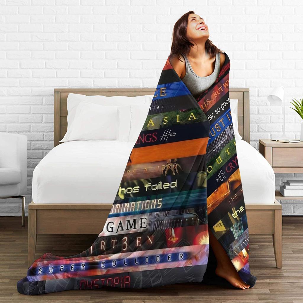 M-Megadethed Band  Soft Blanket  Travel Office Plush Bedding Throws Funny Couch Bed Flannel Bedspread Sofa Bed Cover