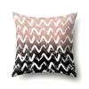 Polyester Pillow Case Automobile Decoration Home Printed Pillow Case Waist Cushion Cover Car Cushion Head Cushion Cover