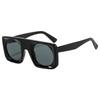 New Oversized Square Frame Sunglasses with PC Lenses Unisex Fashion UV400 Protection for Outdoor Driving Daily Stylish Wear
