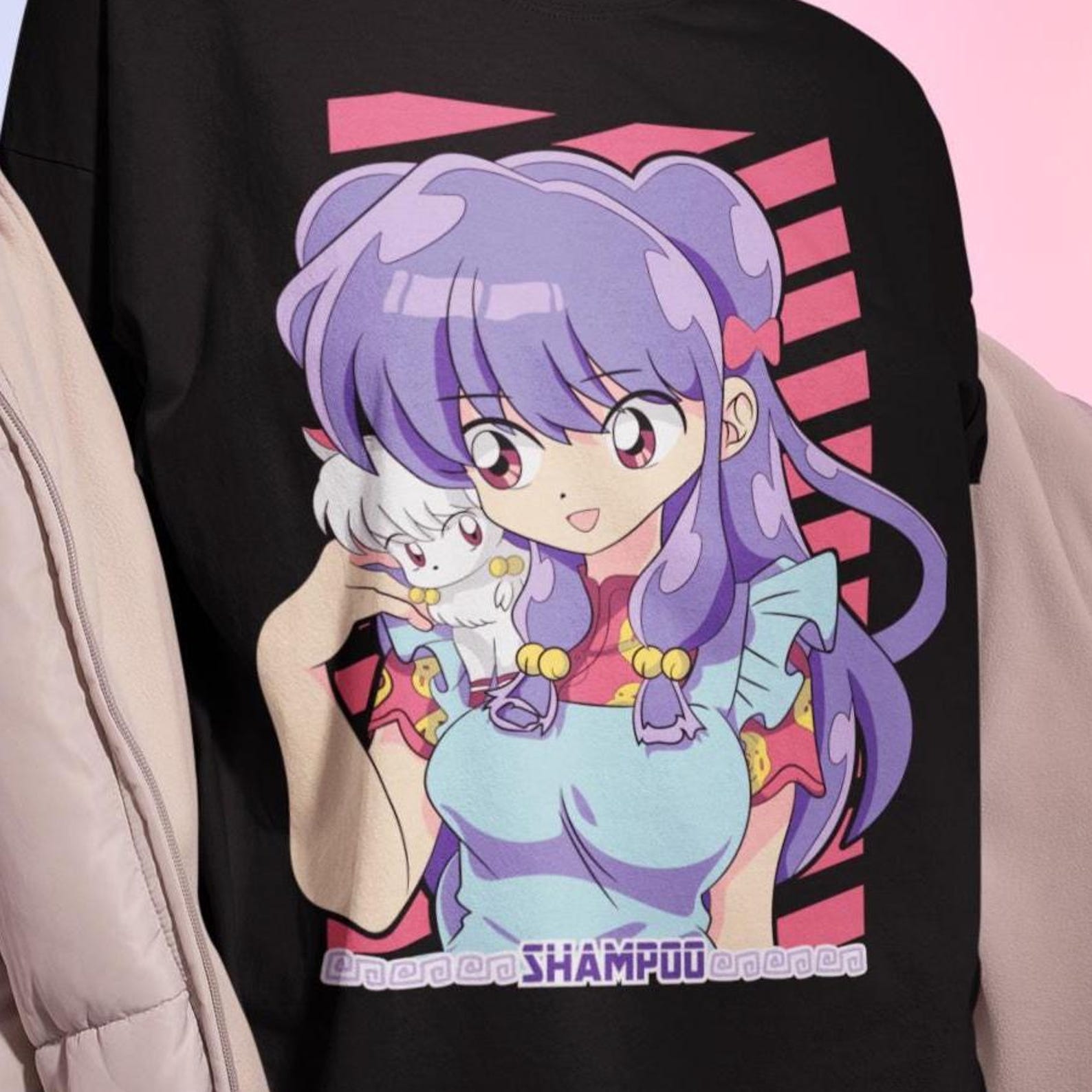Ranma 1/2 Anime Shirt - Ranma Saotome Tshirt,Manga Cosplay Tee 2XL