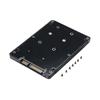 mSATA to SATA Enclosure mSATA to 2.5 SATA Adapter SSD Hard Drive Converter to SATA 3.0 Card with Case (Not Inclube Hard