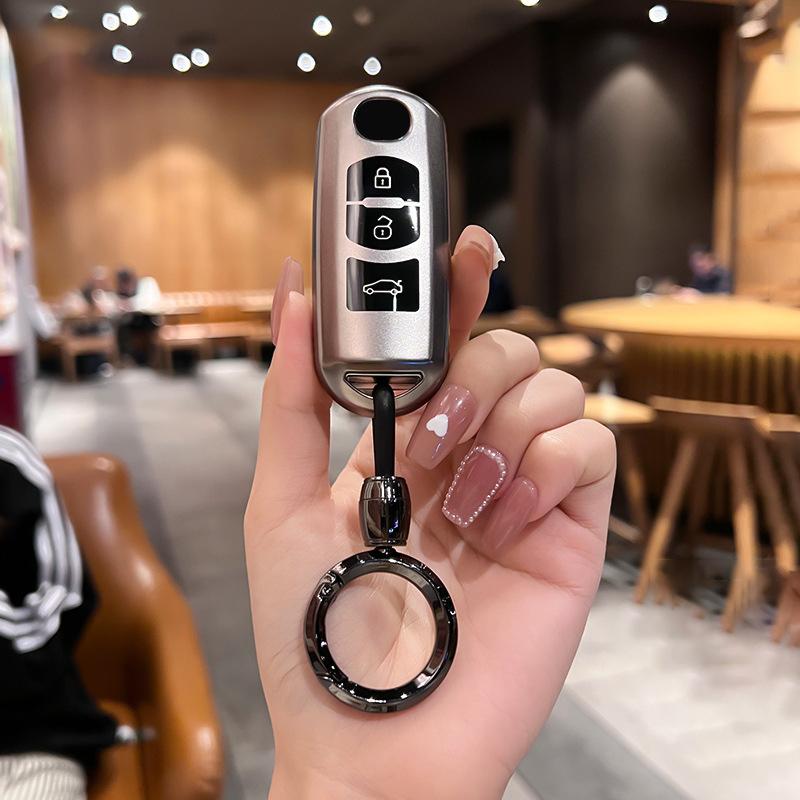 Auto Keyless Fob Shell Bag For Mazda Cx5 Cx7 Cx-9 Cx8 Cx-3 Cx3 Cx-5 2 3 5 6 Bl Bm Gj Atenza Axela Demio Tpu Car Key Case Cover