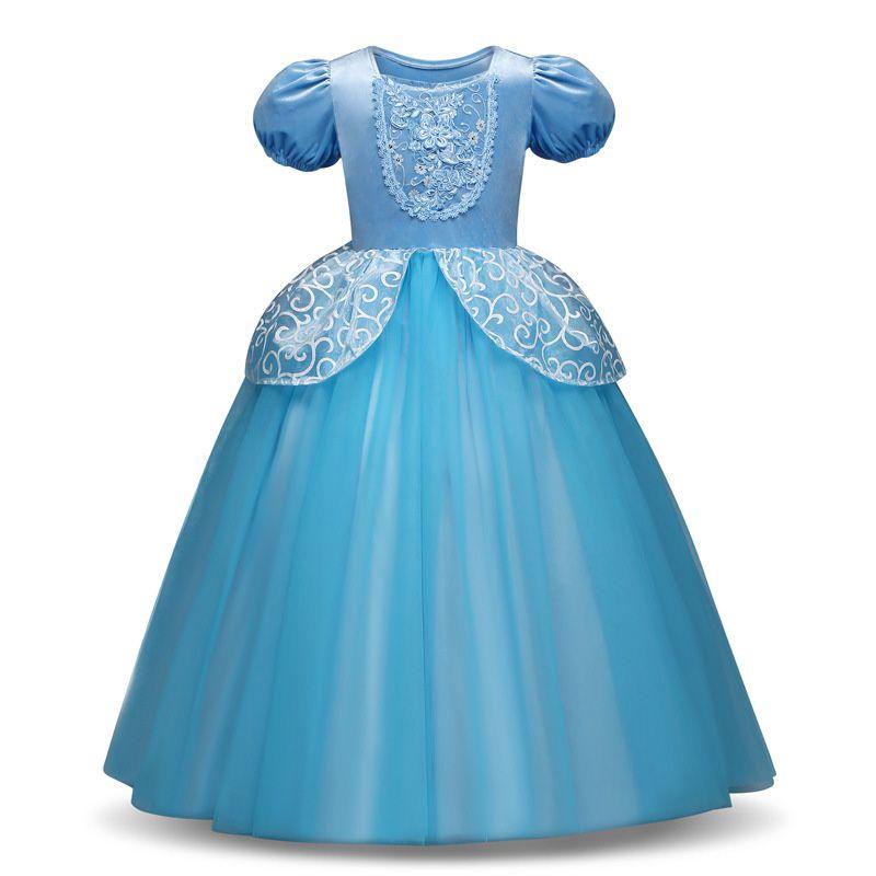 Enchanting Cinderella Aurora Princess Costume For Kids With Exquisite Workmanship