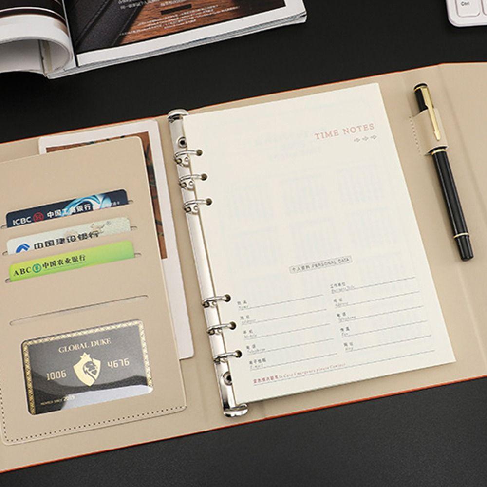 Zubehör Loseblatt Wochen- Monatsplaner A5 Notizbuch Tagebuch Notizblock Business Notizblock Memo Notizblock