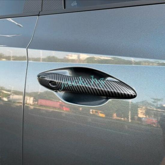 For Hyundai Tucson -2024 Carbon Fiber Exterior Door Handle Cover Trims