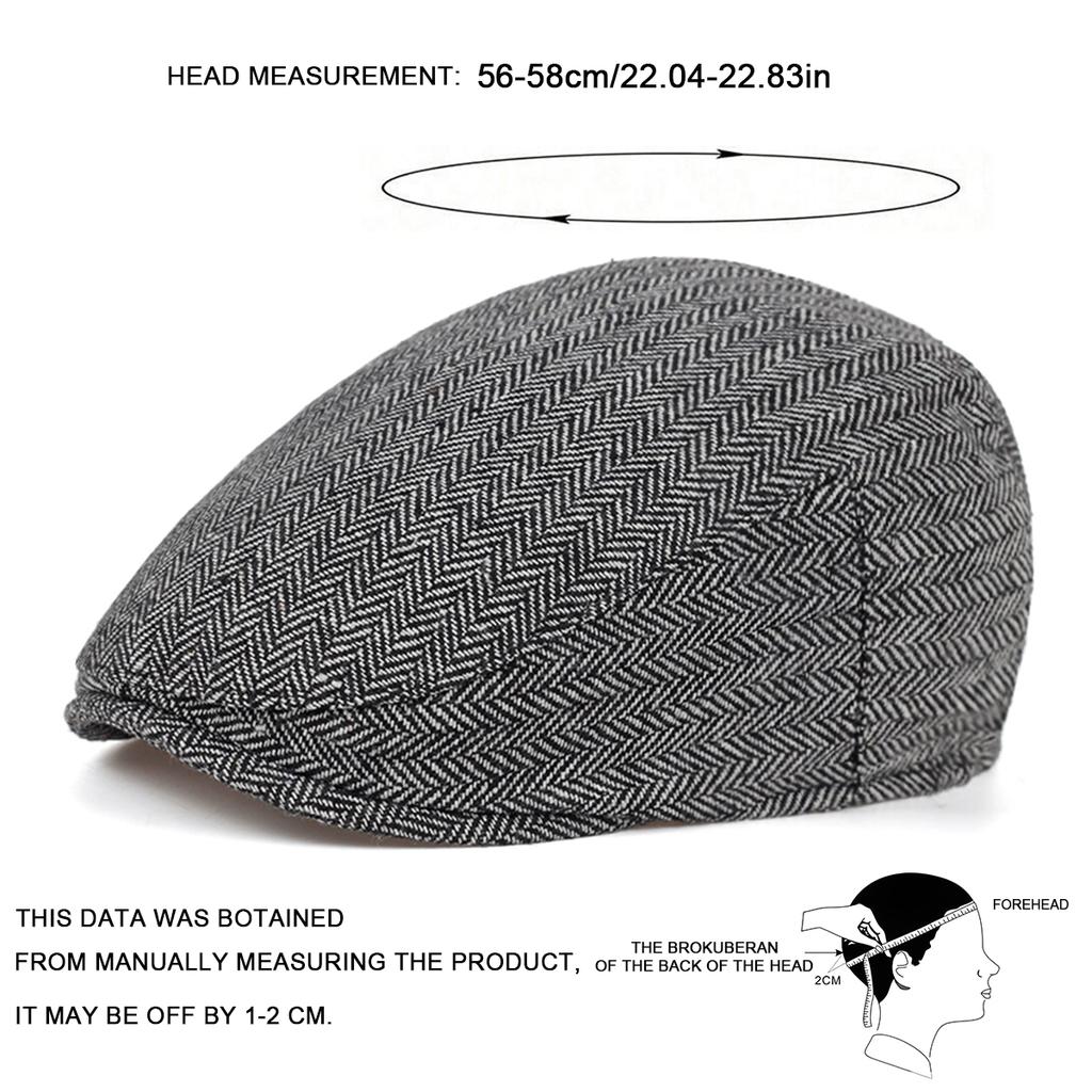 Newsboy Brand Latest Fresh School Old Vintage Caps Men British Painters Hats Autumn Winter Berets Herringbone Flat Peaked Cap Hip Hop Urban Street