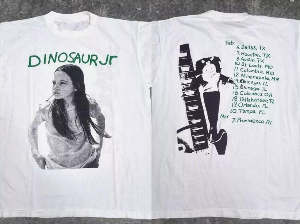 Maglietta Vintage Dinosaur Jr Green Mind Tour 1991 taglia S-5XL