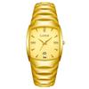 LIGE Retro Square Calendar Waterproof Multifunctional Sports Quartz Couple Watch
