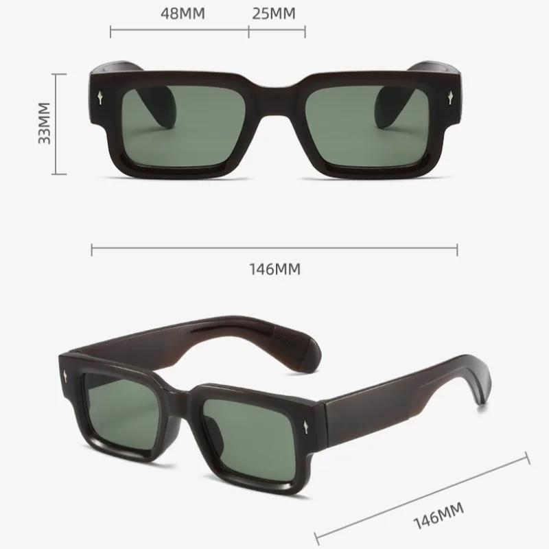 Retro Classic Square Sunglasses for Women Men Fashion Luxury Brand Vintage Frame Sun Glasses Modern Shades UV400