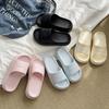 Fashion New Summer Beach Thick Sole Eva Slippers Women Thick Platform Indoor Home Slides Woman Lightweight Non Slip Bathroom Flip Flops