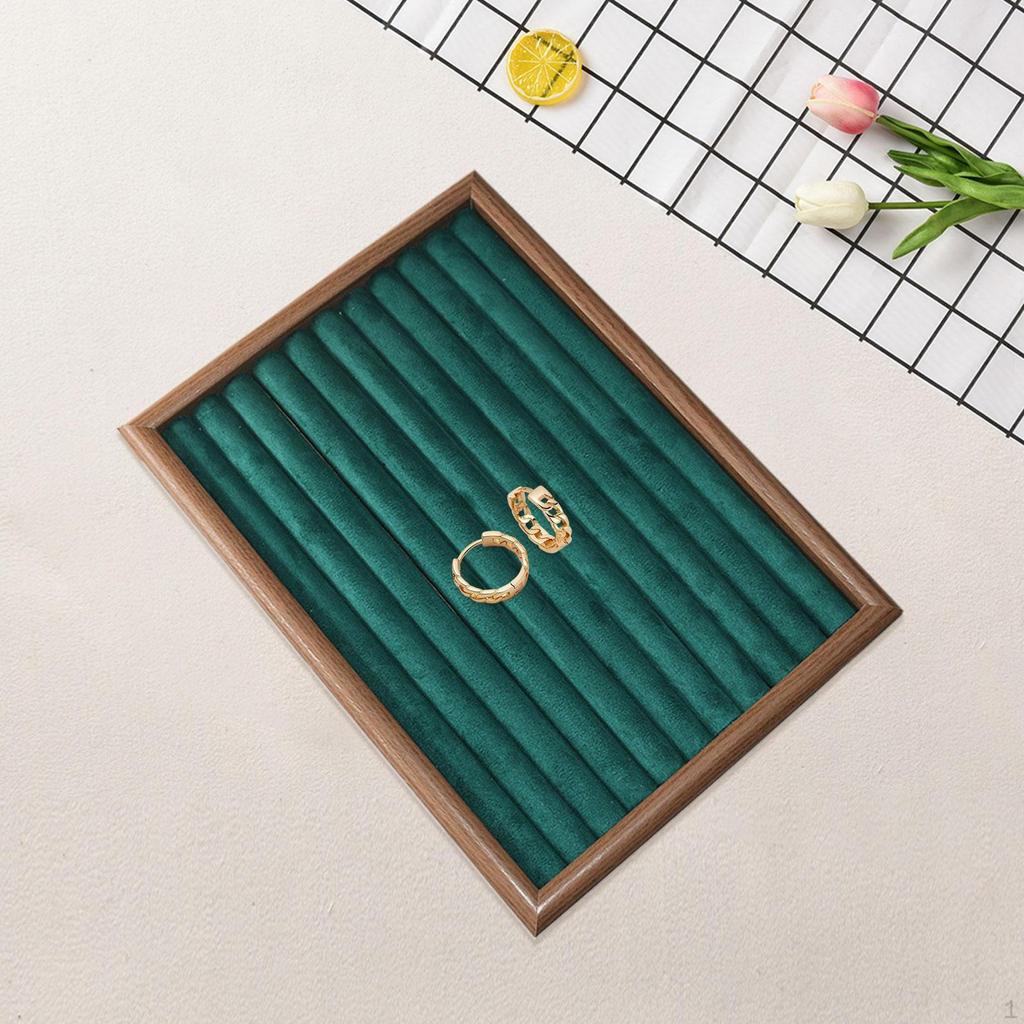 Jewelry Storage Tray Bracelet Organizer Rings Earrings Display Box for Shopping Mall