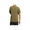 adidas Solid Color Sports Training Casual Short Sleeve T-Shirt Men Tops Olive-Green HE5173
