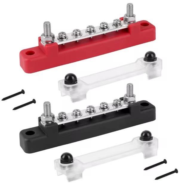 150A 10-Way High Current Busbar with Terminals for Car, RV, Yacht