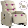 VidaXL Electric Reclining Massage Armchair, Relaxation Chair with Backrest, Seat with Armrests Living Room, Modern, 3206593