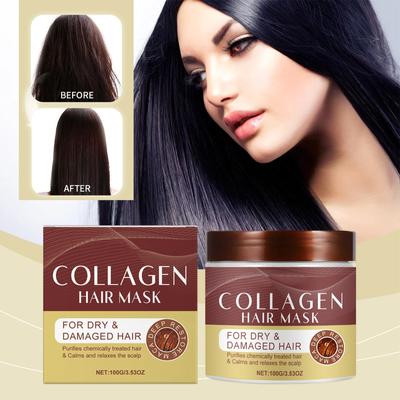 Collagen Nourishing Hair Mask Repairs Dry Hair, Activates Hair, Improves Frizz, Deeply Penetrates Hair And Reduces Split Ends.