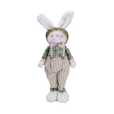Creative Large Easter Bunny Standing Cute Rabbit Ornaments Long Leg Cartoon Merry Easter Decoration Party Favors