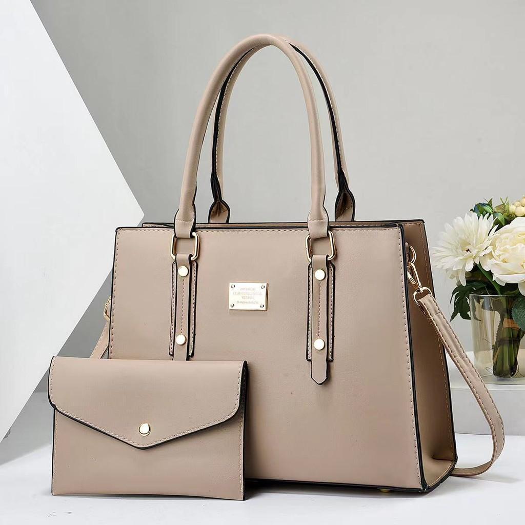 High-end Korean Style Women's Large Capacity Bucket Bag With Chain And Lock In Multiple Colors