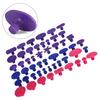 52Pcs Car Auto Body Dents Removal Pulling Tabs Paintless Dent Repair Tools