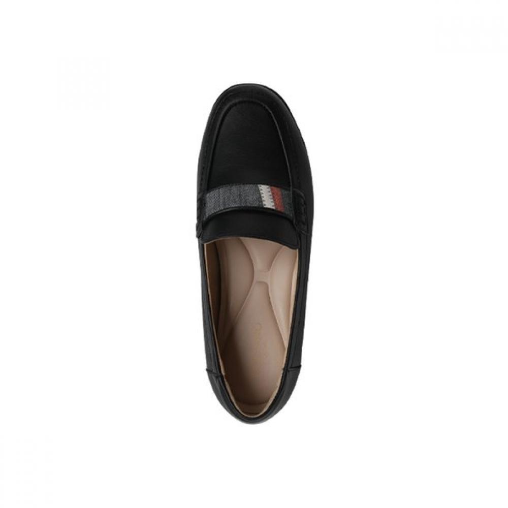 Vigevano Women Daily Comfort Moccasin Loafer Black Emma 01