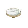 Gold Rim Cabinet Knobs Circular Shape Drawer Knobs Creative Door Knobs  For Kitchen Cabinet
