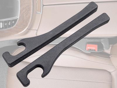 TradeWind Autositz-Spalt-Sitz Seiten-Sitzpolster Set aus 2 Polstern, Polstern, Konsole, Polstern, Abstandshaltern, (Schwarz)